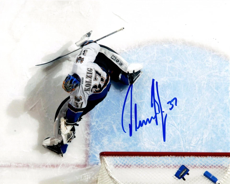 Olaf Kolzig Washington Capitals autografiado 8x10 Foto 1 de 1