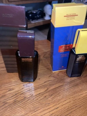 Antonio Puig Quorum 3.4oz Men's Eau de Toilette& Aqua Quorum. 80's Scent. 2 NIB. - Image 1 of 3