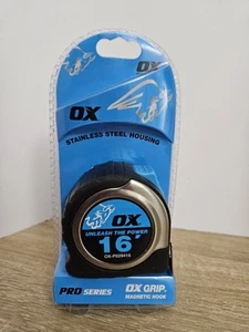 Ox Tools Pro Stainless Steel 16-Foot Tape Measure with Magnetic Hook Heavy Duty - Picture 1 of 7