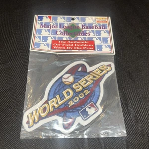 2002 WORLD SERIES Authentic OFFICIAL MAJOR LEAGUE BASEBALL PATCH - Angels Giant - Picture 1 of 4