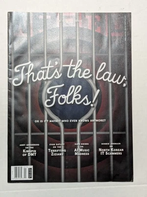 WIRED Magazine - That's the Law Folks! - The Rogue Issue - July/August 2025 - Image 1 of 3