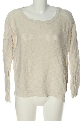 MANGO Jersey de cuello redondo Mujeres Jersey Talla EU 36 blanco puro - Imagen 1 de 4