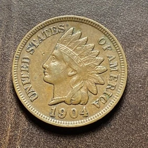 1904 Indian Head Cent Penny #478 - Picture 1 of 2