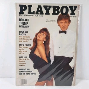Vintage PLAYBOY Magazine President DONALD TRUMP March 1990 Very Good Condition  - Picture 1 of 3