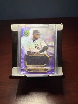 2019 Topps Triple Threads Single Jumbo Relics /27 Luis Severino #SJR-LS2 - Image 1 of 2