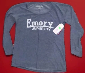 New Med Reserve By Blue Collection Emory University Eagles Long Sleeve T Shirt  - Picture 1 of 4