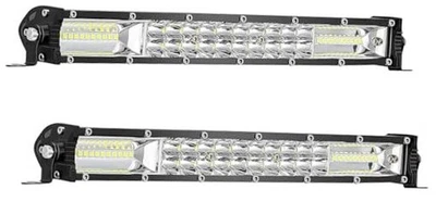 12 Inch LED Light Bar for Truck, 120W 12V 24V Slimline (2) 12 Inch Light Bars - Image 1 of 4