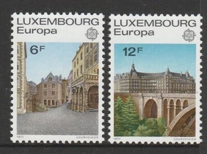LUXEMBURGO - 1977 EUROPA conjunto completo de 2 montadas sin montar o nunca montada - arquitectura. - Imagen 1 de 1