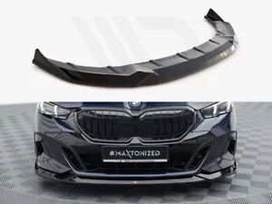 Difusor frontal de diseño V2 brillante negro ABS para BMW Serie 5 M-Pack G60 Maxton - Imagen 1 de 6