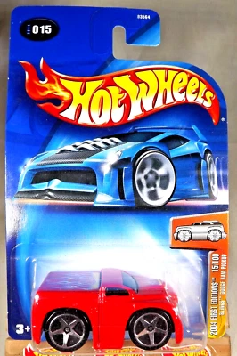 Hot Wheels #15 2004 primeras ediciones camioneta Dodge Ram Blings rojo gris base con 5 velocidades Foto 1 de 4