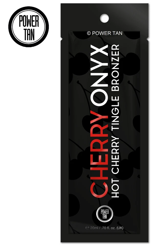 Power Tan Cherry Onyx Bräunung Sonnenbank Lotion Creme Beschleuniger Bräuner 20ml