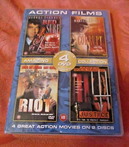 4 FILMS - ON ONE DVD - SEE PHOTO'S FOR DETAILS & TITLES - NEW SEALED - - Picture 1 of 2