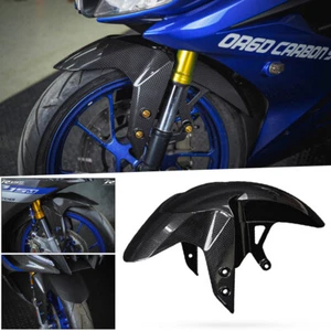 Front Fender Mudguard Carbon Style Film Finish Yamaha YZF R15 R15M 17-2024 - Picture 1 of 8