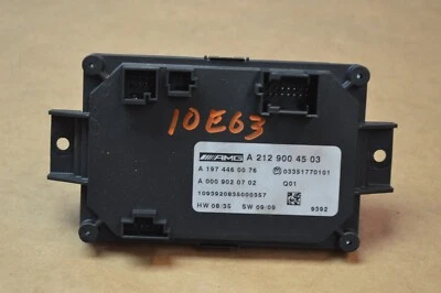 2010 W212 MERCEDES BENZ E63 AMG DRIVE CONTROL MODULE COMPUTER UNIT 2129004503 - Image 1 of 4