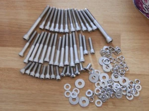 Harley Davidson Sportster 1991-03 Engine Allen Cap Stainless Bolt UNC Kit - Picture 1 of 2