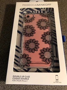 Rebecca Minkoff Double up Case Coque Double Iphone 7/8 Flowers - Picture 1 of 1