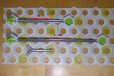 Gravitrax kompatible ausziehbare Schienen + Y-Schiene (Erweiterung); 3D-Druck