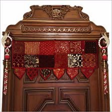 38" BOHO CHIC DOOR WINDOW DRAPE TORAN SARI CURTAIN VALANCE TAPESTRY ACCESSORY