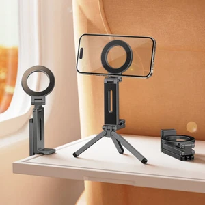 Aluminium Mini Magnetic Phone Tripod for iPhone & for MagSafes (A) - Photo 1 sur 7