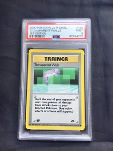 Pokemon: Gym Challenge 1st Edition Common: Transparent Walls 125/132 PSA 9 - Picture 1 of 6