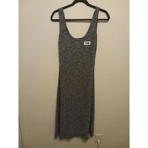 Mango Basics Dress Womens Extra Small Gray and White Flecked Sleeveless Dress - Picture 1 of 8