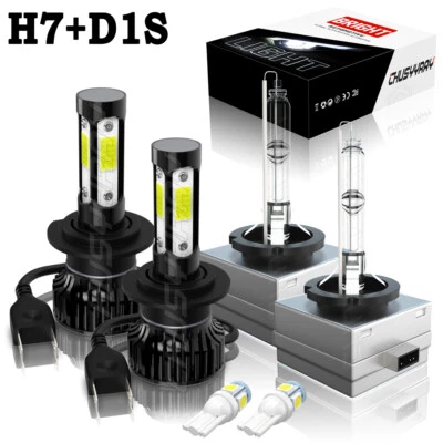 4X H7+D1S 6000K bombillas blancas súper brillantes para Hyundai Azera 2013-2017 Foto 1 de 4