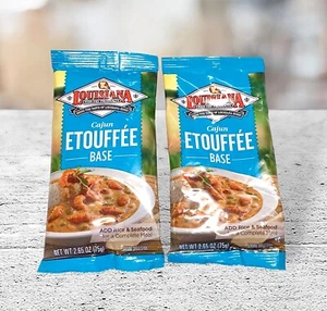 2 Louisiana Fish Fry Cajun Etouffee Base Mix 2.65 oz - Picture 1 of 2