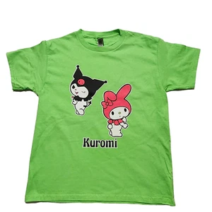 Kuromi Unisex Kids T-shirt Short Sleeve Cotton Size Medium - Picture 1 of 3