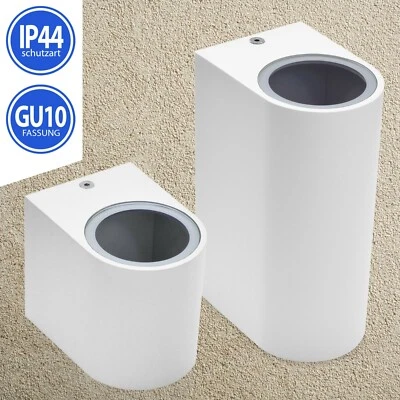 LED Spot und Außen Wand Leuchte up down Lampe Einbaustrahler Fluter Rostfrei - Bild 1 von 2