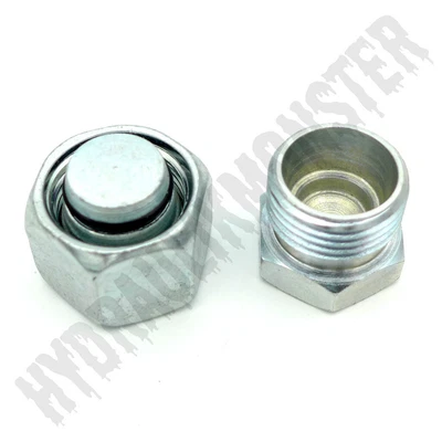 HYDRAULIKMONSTER® Hydraulik Verschlusskappe Verschlußstopfen Stopfen Schraube metrisch L BUZ /ROV