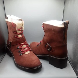 Vince Camuto Kainder Boots Women's 12M Brown Chocolate Suede B826 - Picture 1 of 8