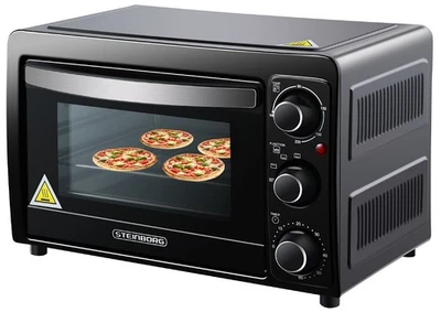 Minibackofen 15 Liter Pizzaofen Backofen freistehend Mini Backofen 1300 Watt - Bild 1 von 4