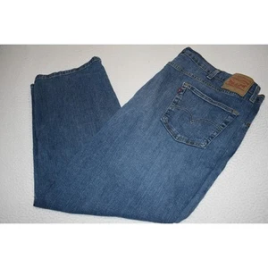 Pantalones de mezclilla Levis 559 para hombre talla 50 x 30 calce recto azul mezcla de algodón - Imagen 1 de 8