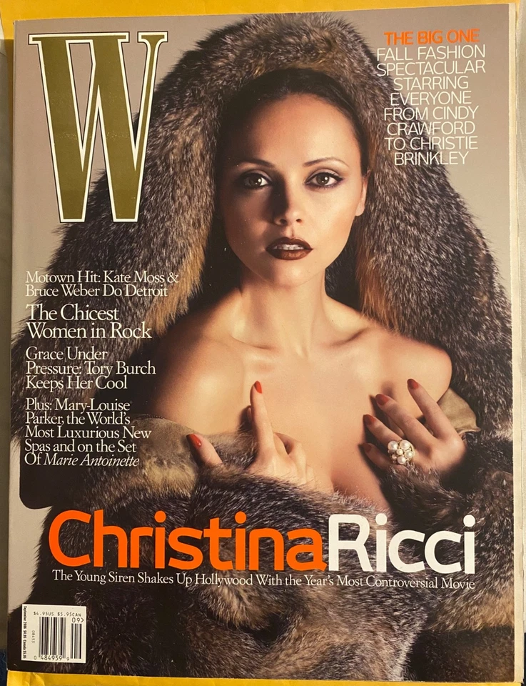 CHRISTINA RICCI w KATE MOSS weber RACHEL HUNTER Naomi CINDY CRAWFORD Brinkley - Image 1 of 4