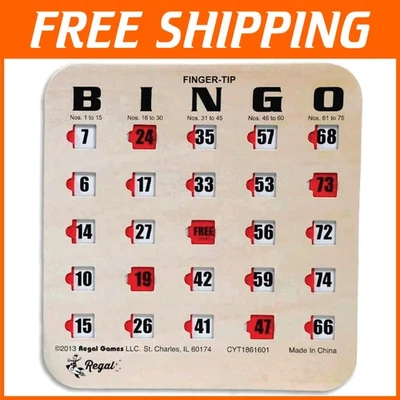 Reusable Bingo Cards with Sliding Windows - 100 Count - Image 1 of 4