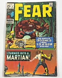 (ADVENTURE INTO) FEAR #4 1971 Marvel Horror Stan Lee Jack Kirby 1st Print - Bild 1 von 11