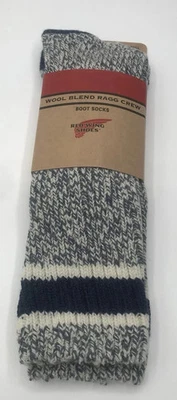 Red Wing Shoes Wool Blend Ragg Crew Boot Socks Women’s Size 4-7 Mens 3-6 - Image 1 of 4