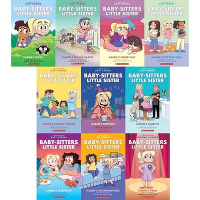 Baby-Sitters Little Sister Graphix Series 10-Book Collection Set by Ann M Martin - Image 1 of 4