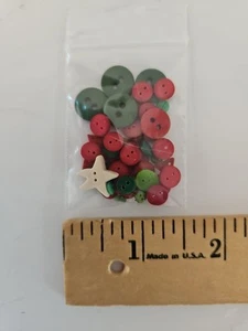 42X Just Another Button Company CHRISTMAS Polymer Clay Buttons for Cross Stitch - Picture 1 of 1