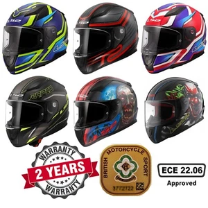 LS2 FF353 RAPID II Ece2206 FULL FACE MOTORBIKE HELMET FLITZ CIRCUIT HAPPY DREAMS - Picture 1 of 47