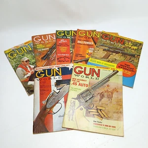 Gun World Magazine Lot of 8 (1968) - Hunting, Firearms, & Collectible Ads - Picture 1 of 19