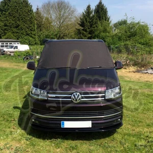 VW T6 windscreen Cover Black out Blind black out curtain Wrap Frost protect - Picture 1 of 7