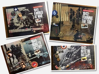 美国邮政 1991 - 1994 年美国邮政“战争世界”纪念二战 43 件 — 第 1/4 张图片