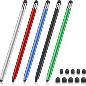 High Quality 2 in 1 Touch Screen Pen Mobile Phone Tablet Metal Capacitive Pen - Photo 1 sur 15