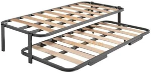 Cama Nido - 2 Somieres Estructura Reforzada Doble Barra Superior + Patas - Imagen 1 de 4