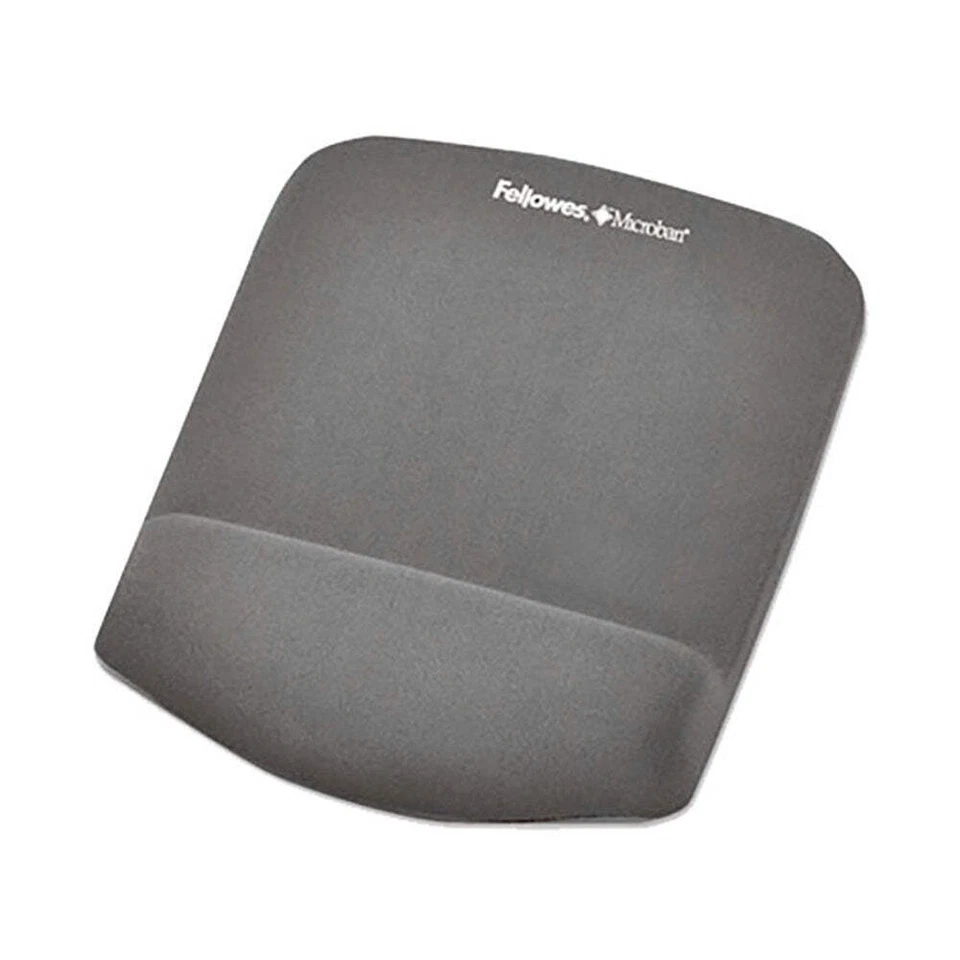 Fellowes Plushtouch Graphite Mouse Pad/Wrist Rest Breathable Non Skid Base - Image 1 of 1