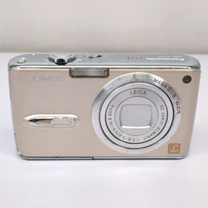 Panasonic Lumix DMC-FX07 Digital Camera Gold English Language From Japan Used - Picture 1 of 5