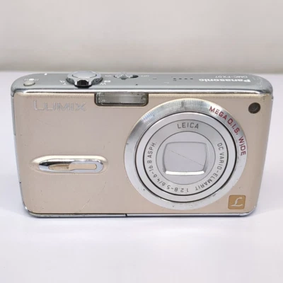 Panasonic Lumix DMC-FX07 Digital Camera Gold English Language From Japan Used - Image 1 of 4