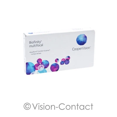 Biofinity multifocal 1 x 3 multifokale Kontaktlinsen Monatslinsen Cooper Vision