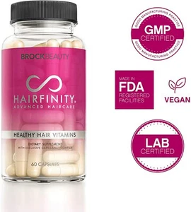 Brock Beauty Healthy Hair Vitamins 60 Capsules - Picture 1 of 8